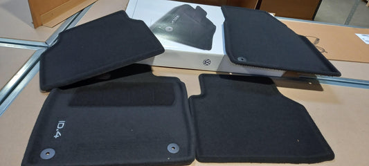 Original VW ID.4 ID.5 Fußmattensatz vorne+hinten schwarz 11B061445WGK