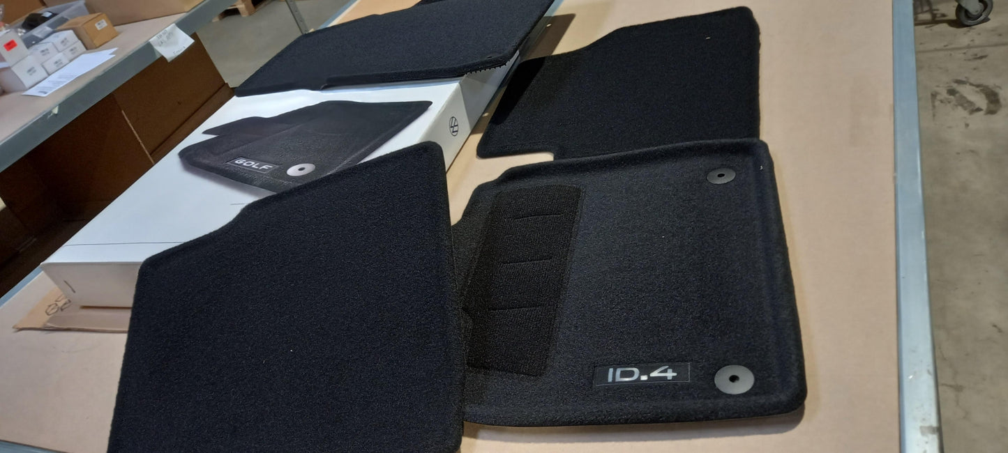 Original VW ID.4 ID.5 Fußmattensatz vorne+hinten schwarz 11B061445WGK