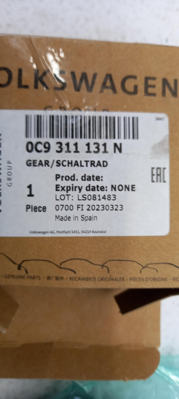 Original AUDI A3 Q2 VW T-Roc Golf SKODA Karoq SEAT Ateca Schaltrad 0C9311131N