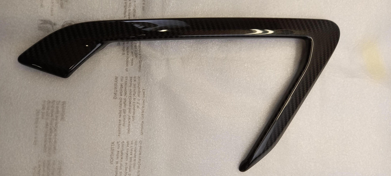 Original BMW X3 F97 X4 F98 M Kotflügel Zierleiste Carbon vorne links 51712466811