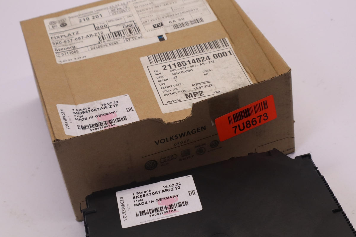 Original VW Passat B8 Sharan 7N SEAT Alhambra Komfortsteuergerät 5K0937087ARZ12