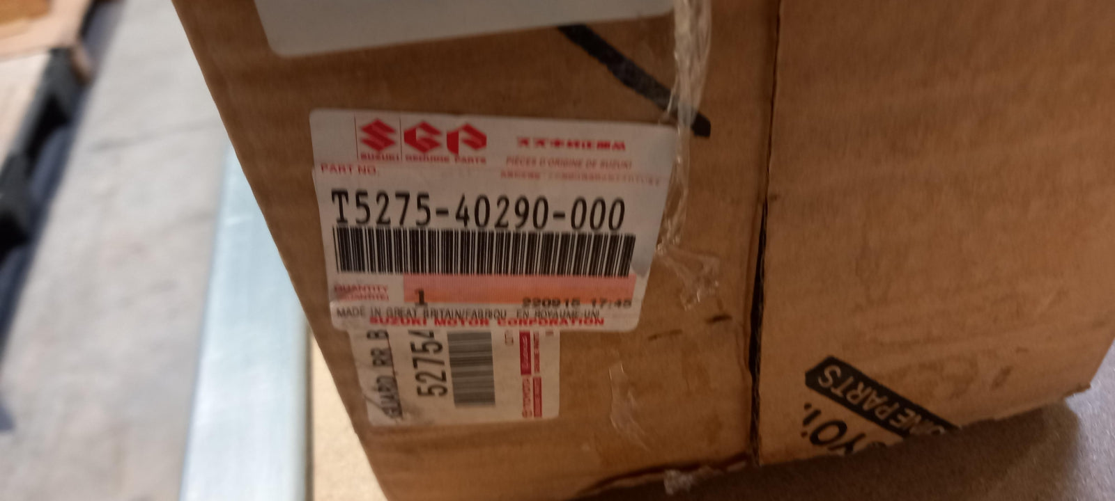 Original SUZUKI Swace Stoßstangen Zierleiste hinten T527540290