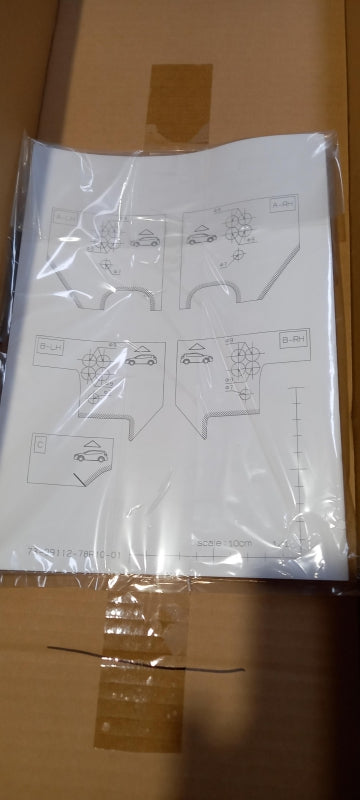 Original SUZUKI Jimny IV 2018- Schwellerverkleidung Satz silber 9911278R10000