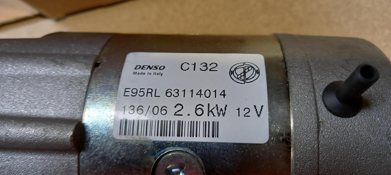 Original PEUGEOT Boxer CITROEN Jumper 2.8 HDi 2.6 kW Anlasser 5802Y9