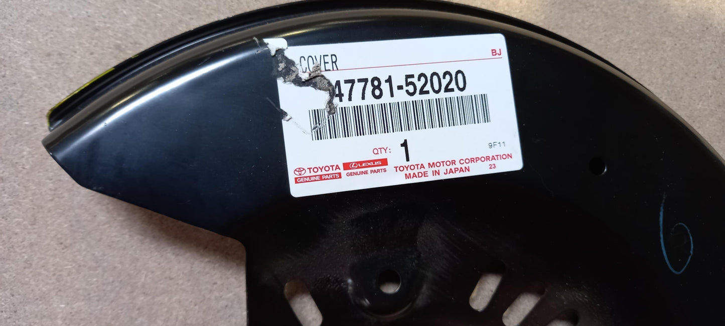 Original TOYOTA Yaris I Bremsstaubblech Vorne rechts 4778152020
