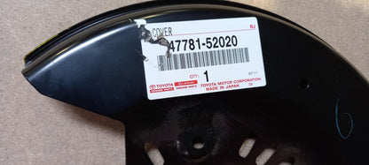 Original TOYOTA Yaris I Bremsstaubblech Vorne rechts 4778152020