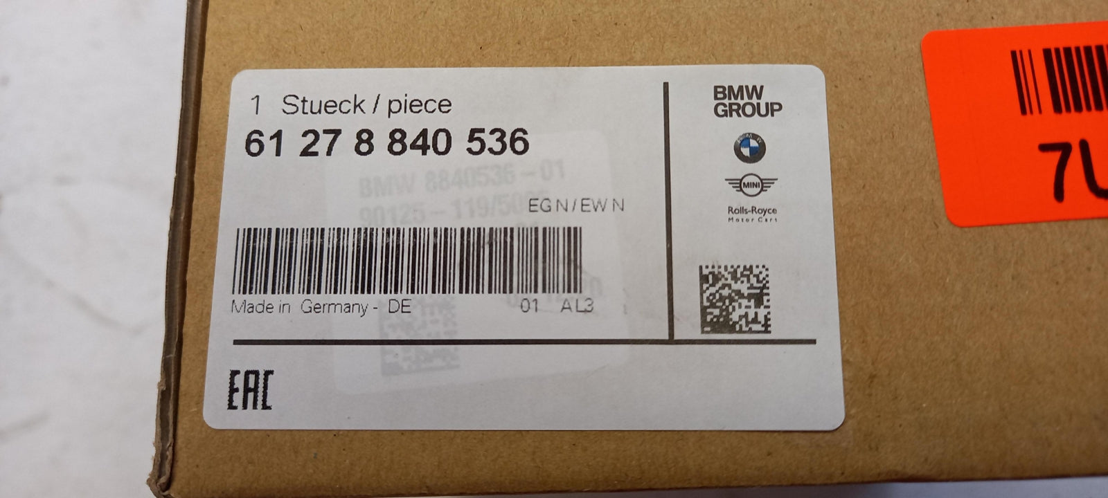 Original BMW X5 G05 Speicher Management Elektronik Steuergerät 61278840536