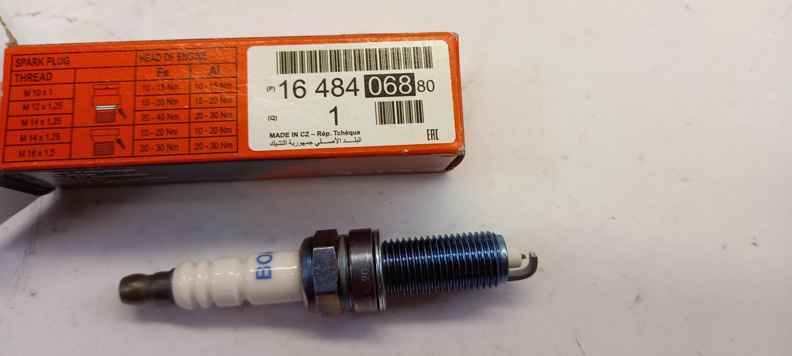 Original PEUGEOT 208 308 II CITROEN C1 C3 C4 DS3 C-Elysee Zündkerze 1648406880