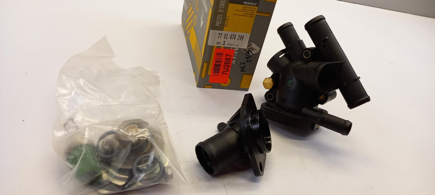 Original RENAULT Clio II Megane I Laguna I Thermostatgehäuse 1.9 dTi 7701474249