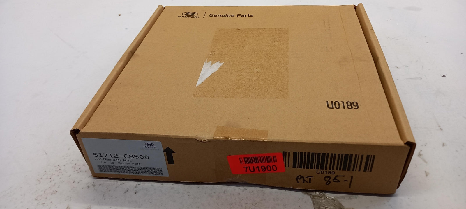 Original HYUNDAI i20 '14- KIA Rio '16- Bremsscheibe (1 stück) vorne 51712C8500