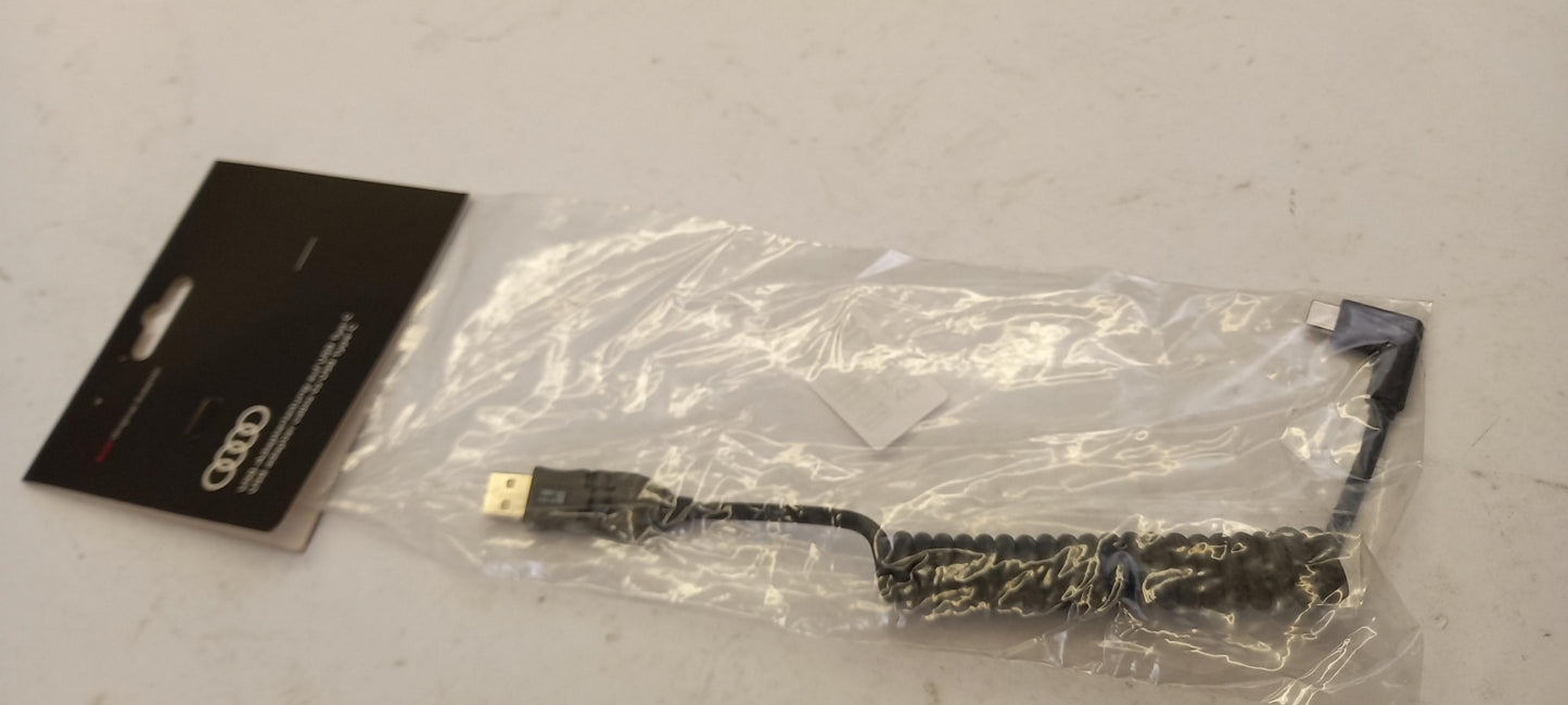Original AUDI Ladekabel Winkelstecker USB Typ C 8S0051435G