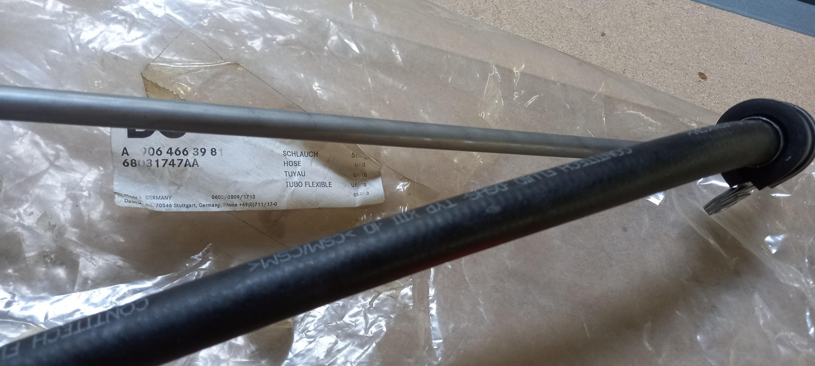 Original OE MERCEDES-BENZ Lenkung Hydraulikschlauch A9064663981