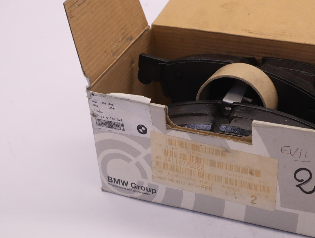Original BMW 5er 6er 7er Bremsbeläge Bremsklötze Asbestfrei Vorne 34116775322