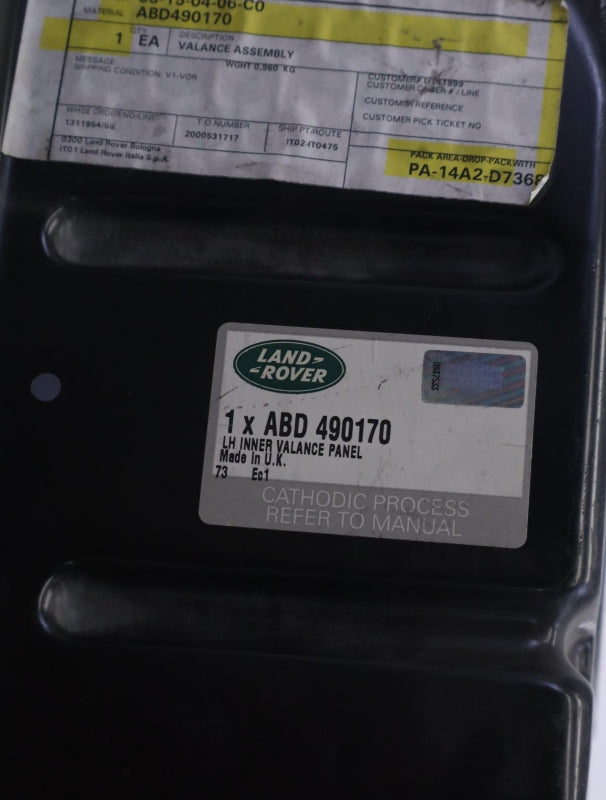 Original LAND ROVER Freelander L314 Seitenverkleidung vorne links ABD490170