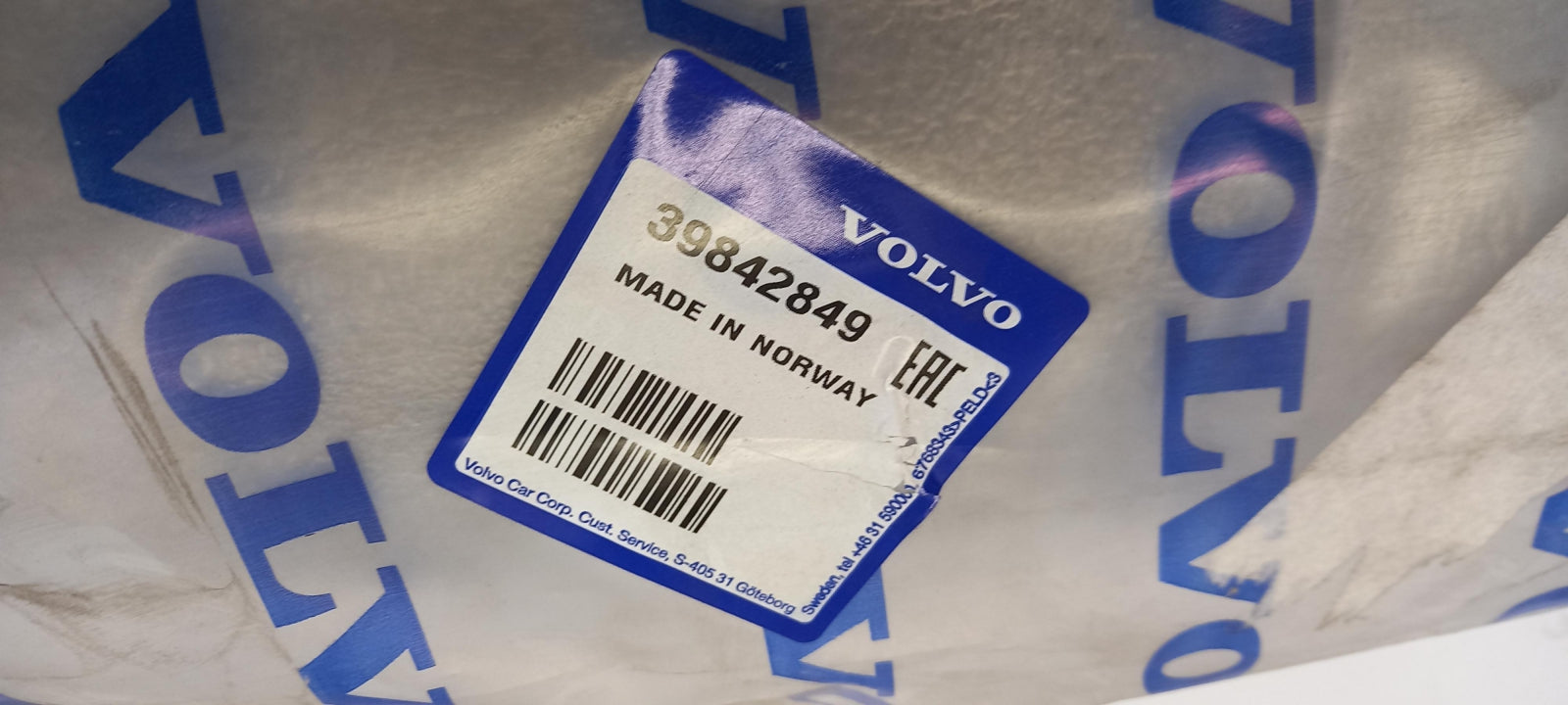 Original VOLVO S90 V90 17-20 Stoßfängerabdeckung hinten 39842849