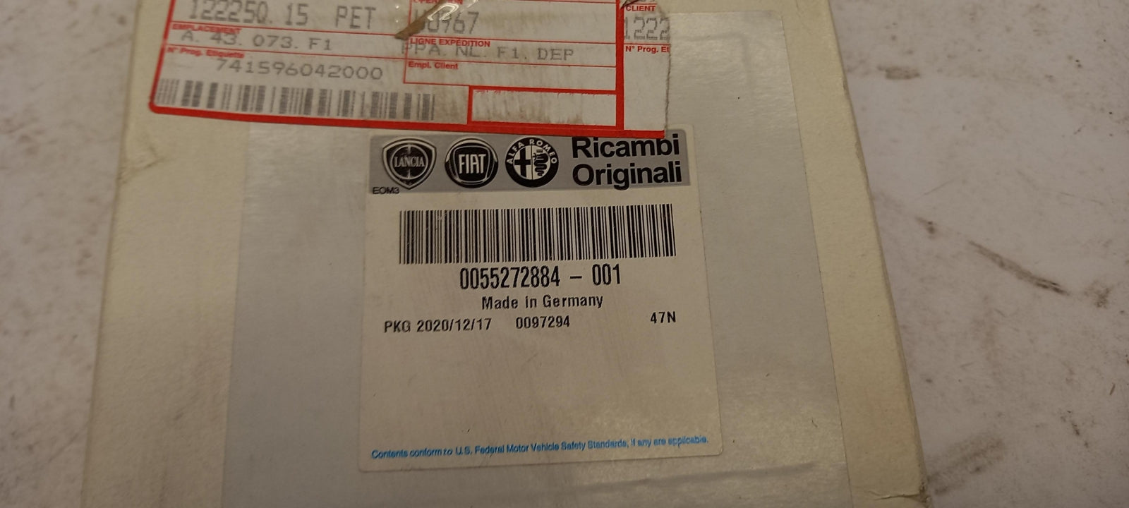 Original OE FIAT Lambdasonde 55272884