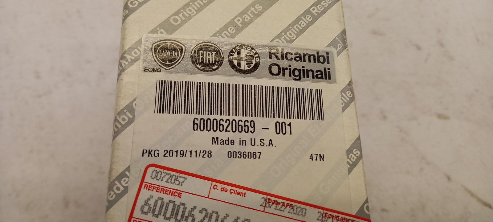 Original OE FIAT 6000620669