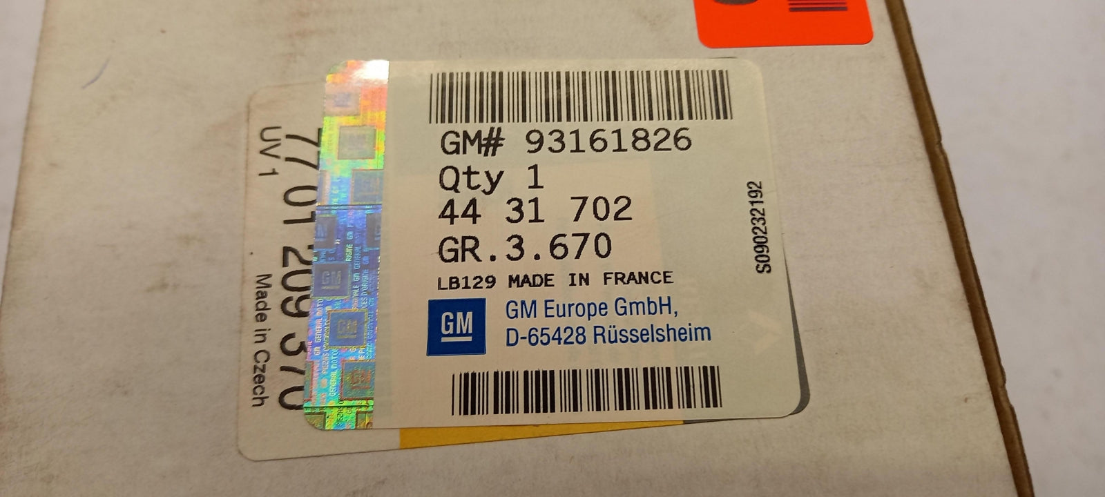 Original OPEL Vivaro-A Movano-A 2.5 CDTi AGR-Ventil 93161826