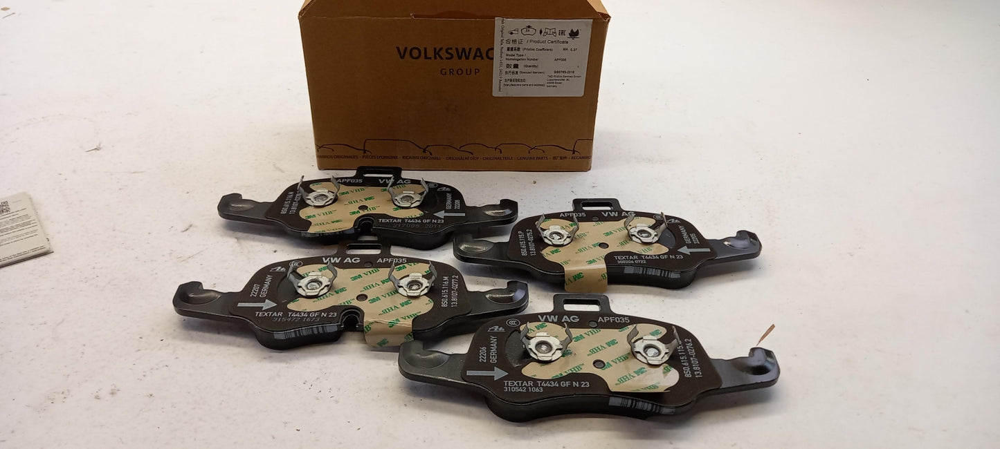 Original AUDI TT (FV) 2015- Bremsbeläge Bremsklötze vorne 8S0698151G