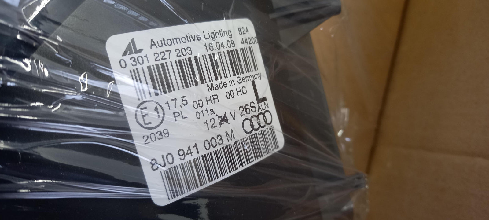 Original AUDI TT (8J) 07-14 Hauptscheinwerfer Frontlicht links 8J0941003M