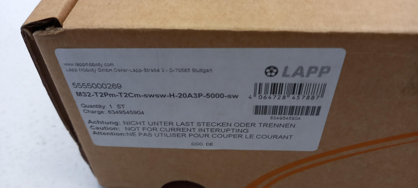 Original VW Batterieladegerät Mode 3 Typ 2 3x20A 11 kW 5m 000054412BM