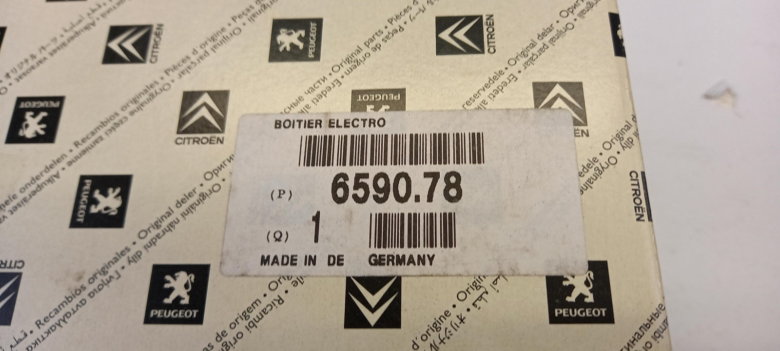 Original PEUGEOT 807 CITROEN C3 C5 C8 Einparkhilfe Steuergerät PDC 659078