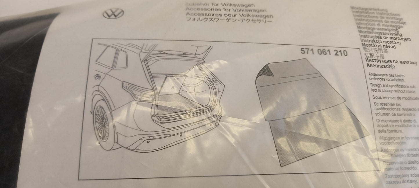 Original VW Tiguan (CT1) 2024- Kofferraummatte Gepäckraumwendematte 571061210