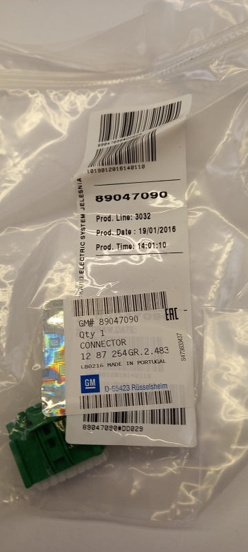 Original OE OPEL Kabel Stecker 13442703