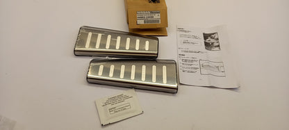 Original NISSAN Micra K13 Stoßstangen Kantenschutz 2-Stück chrom hint H49921HH50