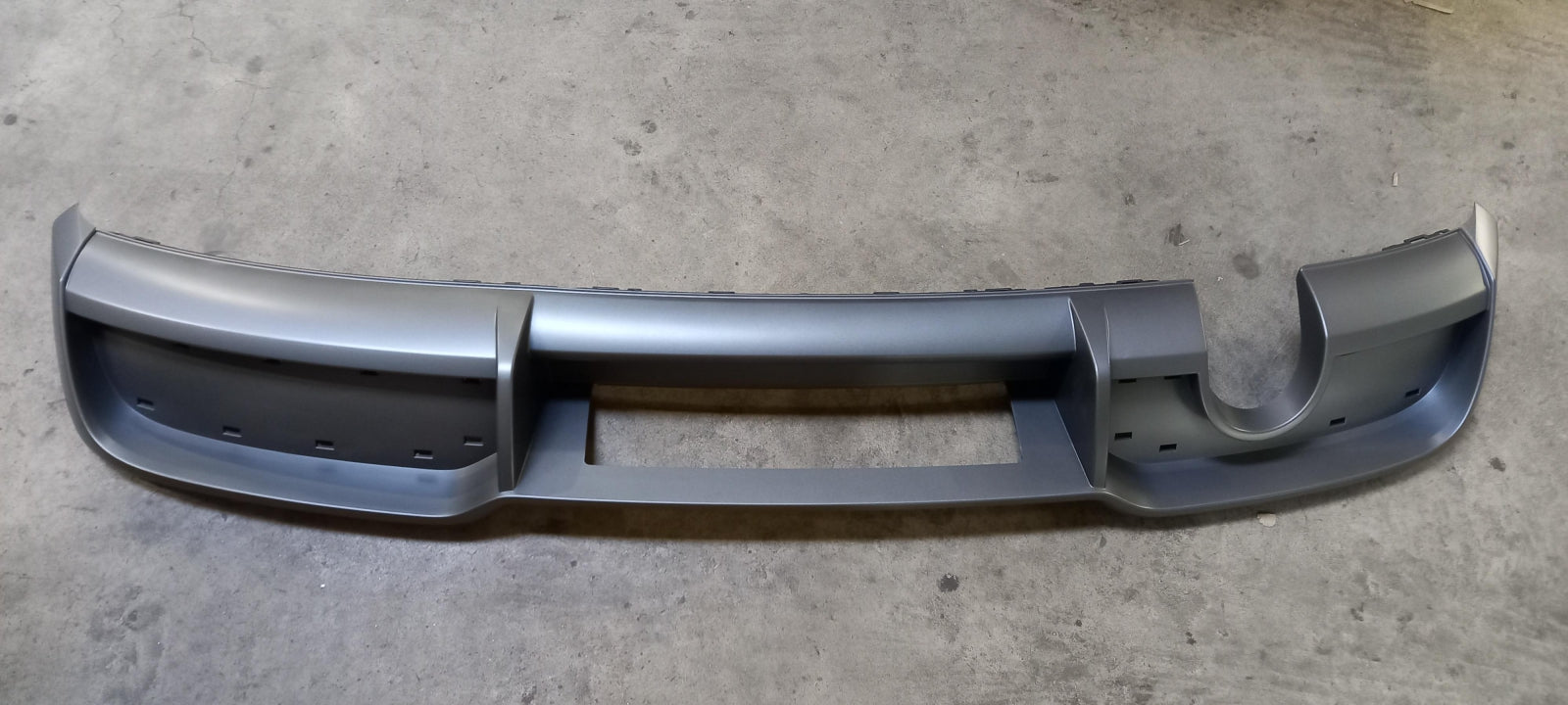 Original AUDI A3 8V Stoßfängerspoiler platinumgrau hinten 8V3807521P1RR