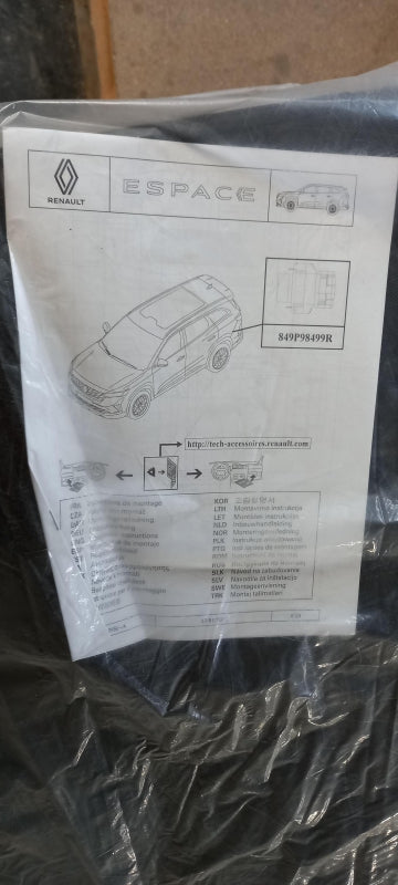 Original RENAULT Espace IV (2023-) Espace E-Tech Kofferraummatte 849P98499R