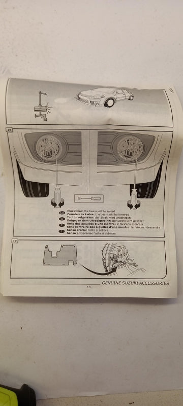 Original SUZUKI SX4 06-16 Nebelscheinwerfer Satz 990E079J27000