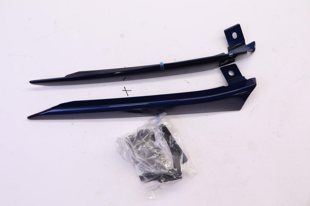 Original NISSAN Leaf ZE1E Stoßstange Zierleistensatz blau vorne K60105SK0A