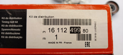 Original OE Peugeot Zahnriemensatz 1611249980