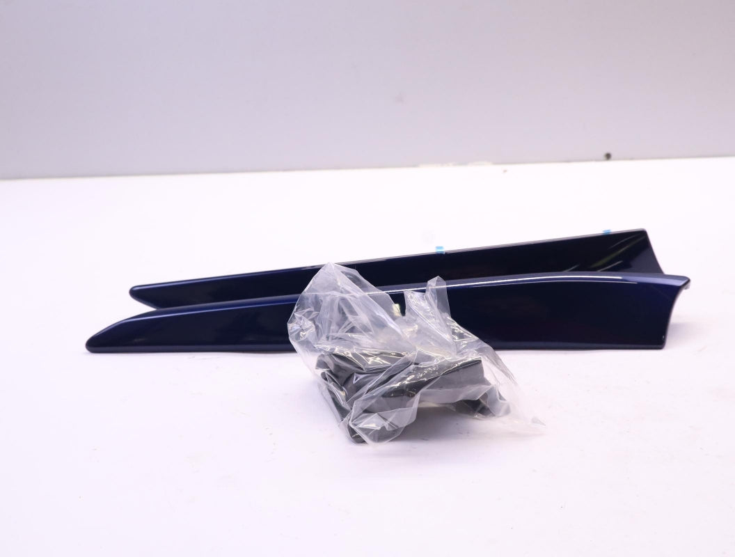 Original NISSAN Leaf ZE1E Stoßstange Zierleistensatz blau vorne K60105SK0A