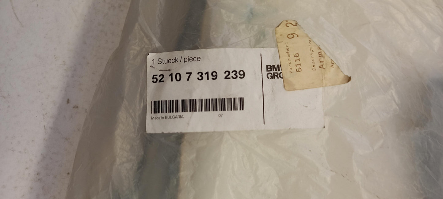 Original BMW F07 F10 F11 F01 F02 F03 Sitzrücklehnenbezug Leder links 52107319239