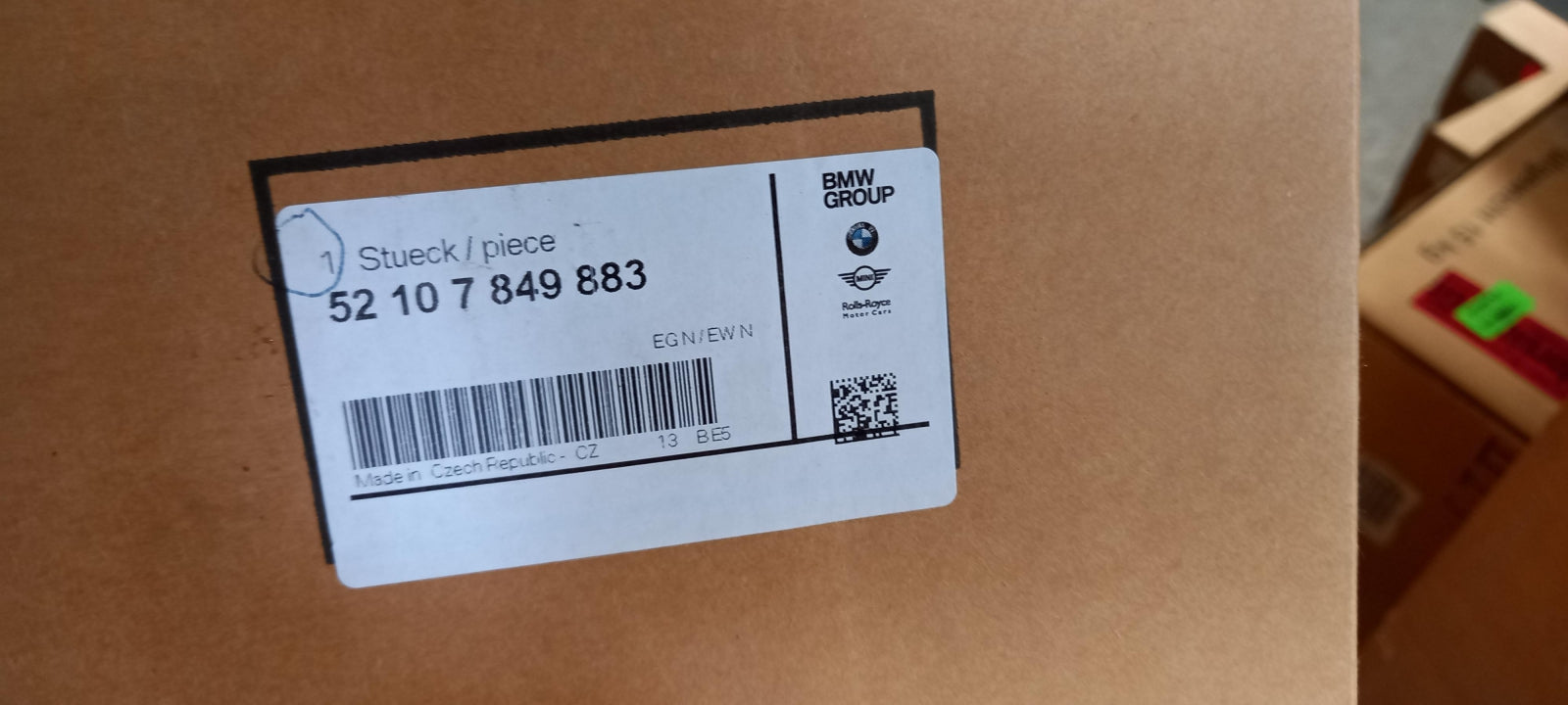 Original OE BMW Sitzverkleidung 52107849883