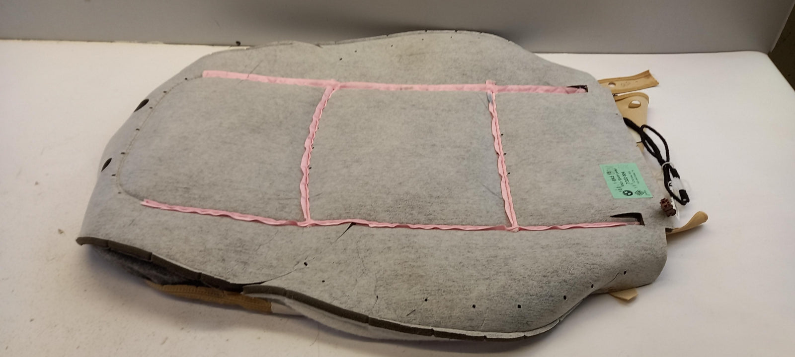 Original BMW F07 F10 F11 F01 F02 F03 Sitzrücklehnenbezug Leder links 52107319239