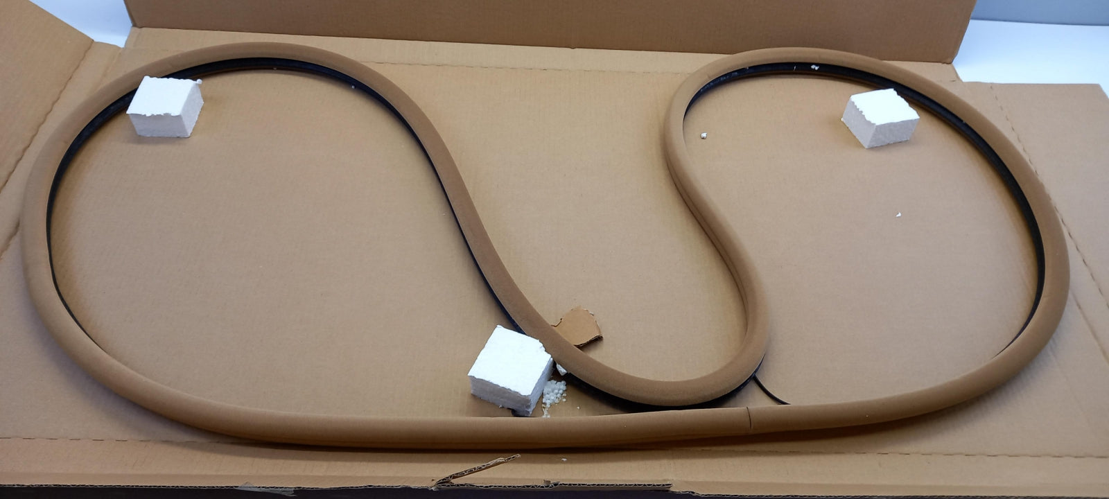 Original BMW 7er E66 Türdichtung naturbraun hinten 51727044957