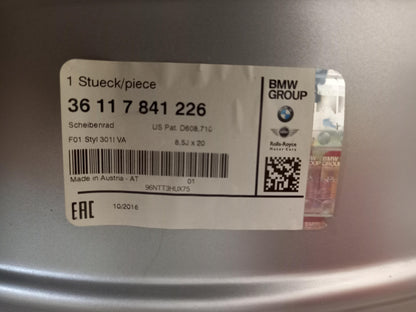 Original BMW 5er F07 7er F01 F02 F04 Alufelge 8.5Jx20 ET25 36117841226