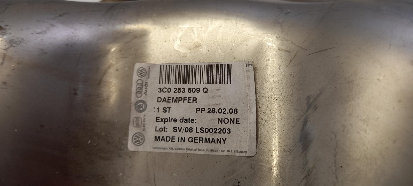 Original OE Volkswagen Abgasanlage Schalldämpfer 3C0253609Q