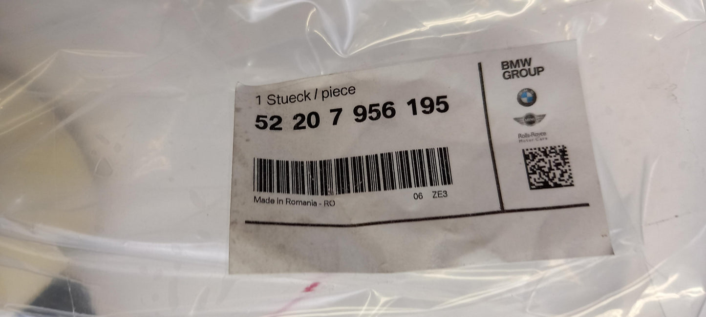 Original BMW 3er G20 Sitzrücklehnenbezug anthrazit gau hinten links 52207956195
