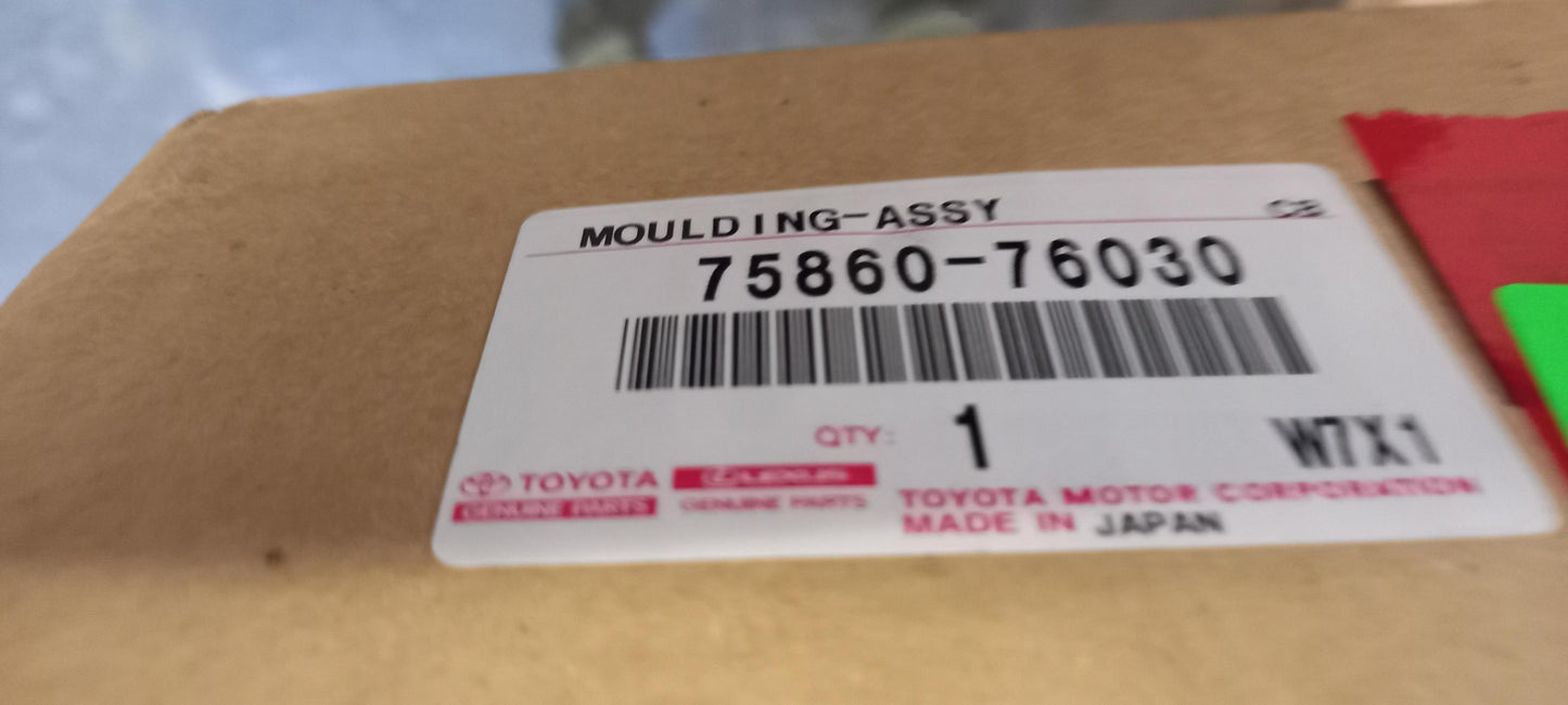 Original OE TOYOTA Türschwelle Abdeckung 7586076030