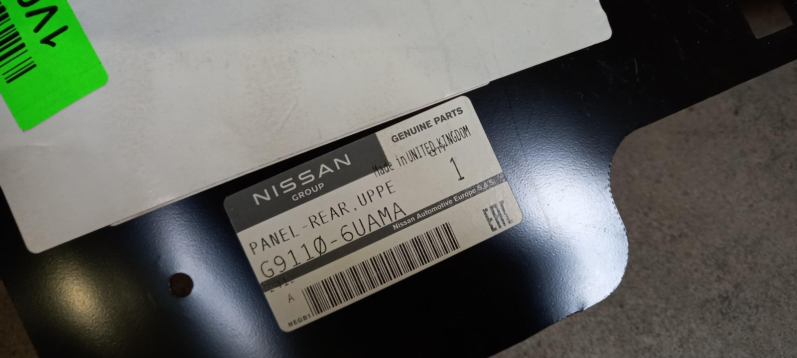 Original NISSAN Qashqai J12 Heckblech oben G91106UAMA