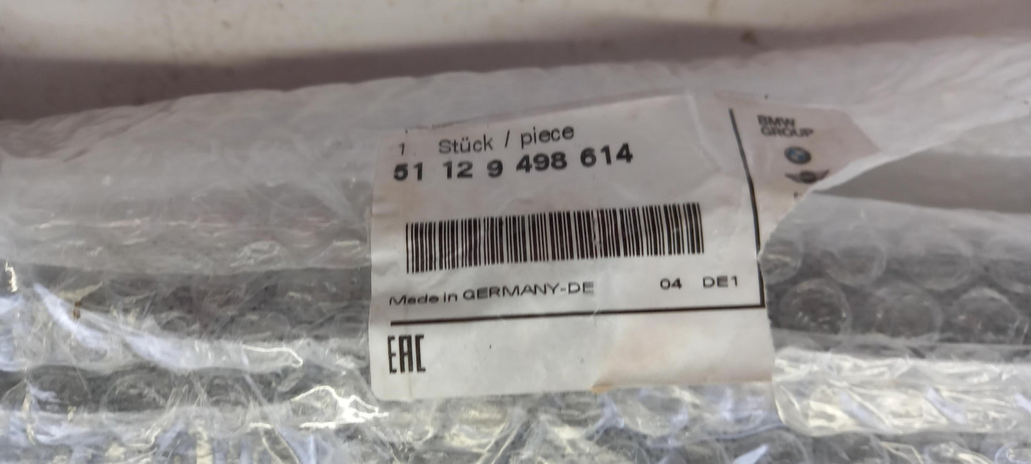 Original BMW 5er G30 G31 Stoßfängerabdeckung hinten unten 51129498614