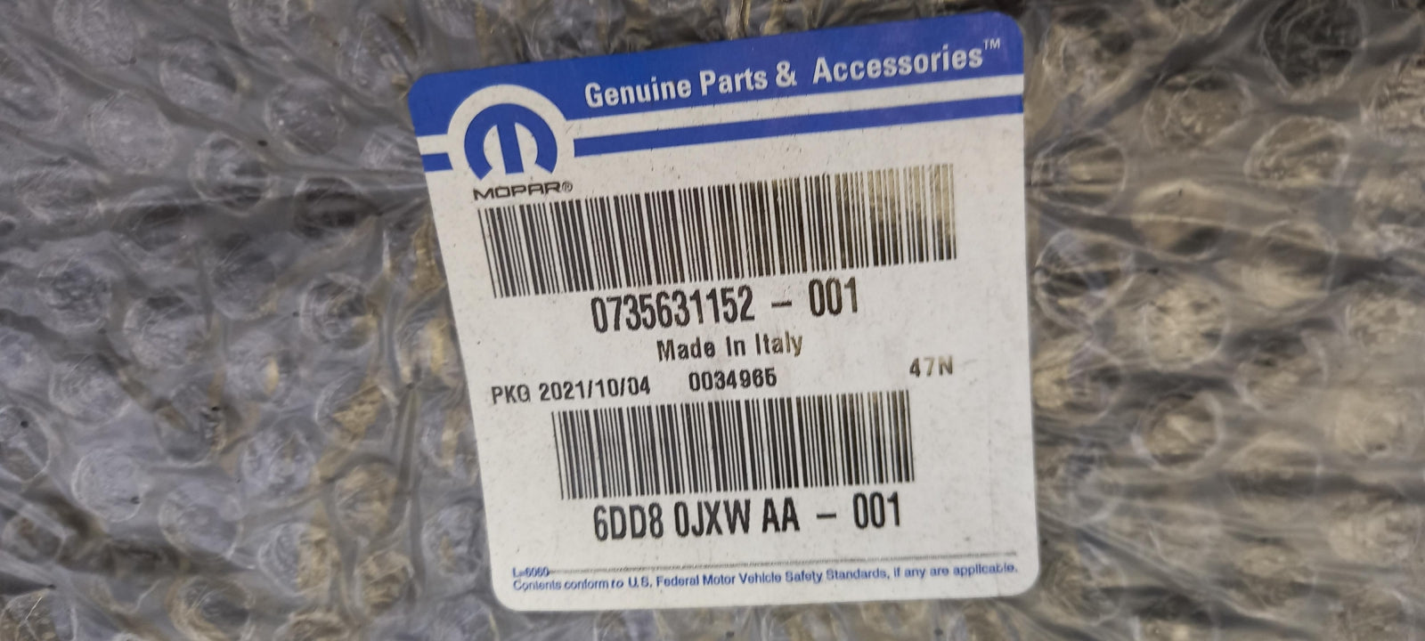 Original OE FIAT Hutablage K6DD80JXWAA