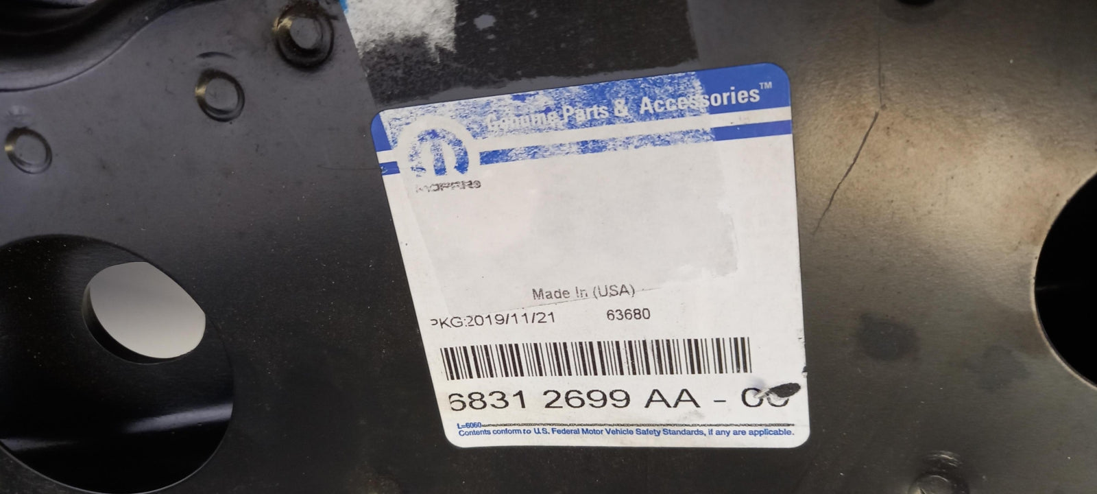 Original OE FIAT Stoßstangen Träger 68312699AA