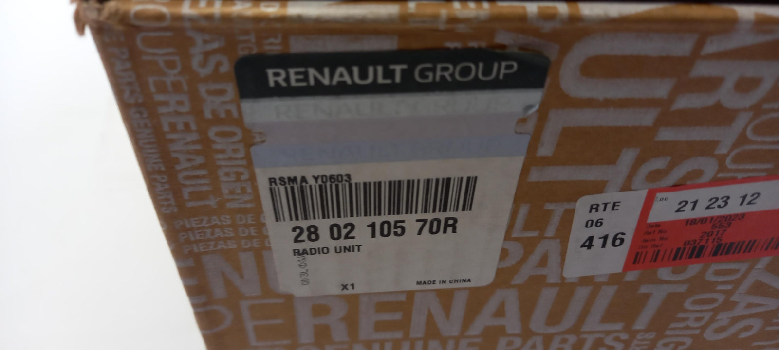 Original OE RENAULT Multimedia Haupteinheit 280210570R
