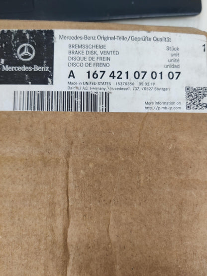 Original OE MERCEDES-BENZ Bremsscheibe (1 Stück) A167421070107