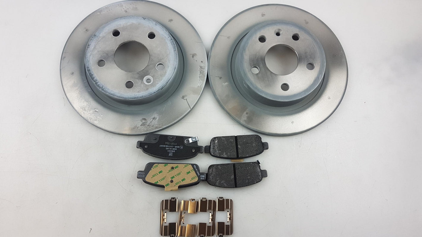 Original OPEL Astra-J Mokka Bremsscheibensatz mit Bremsbeläge hinten 95516915